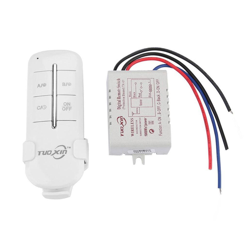 ON/OFF AC180-240V bezdrátový přijímač světla RF dálkové Obrázek produktu 
