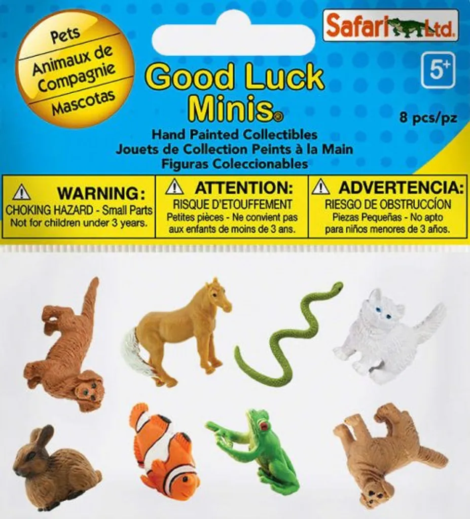 Figurines GL Pets junior 2,5 cm - 8 pièces détaillées en plastique durable
