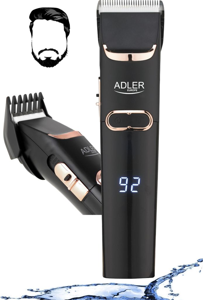 Tondeuse à cheveux Adler AD 2832 noire Image du produit 