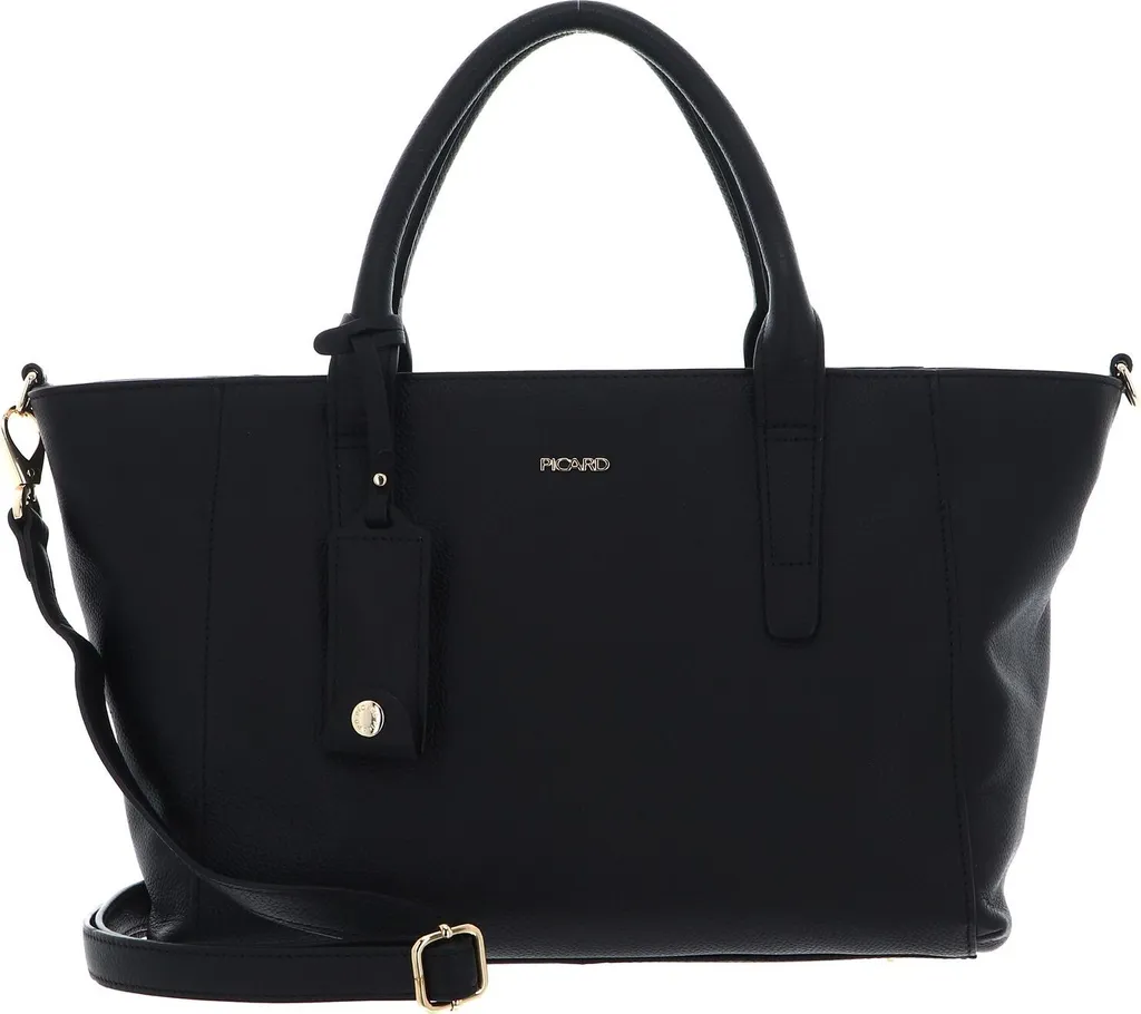 PICARD Sac à Main Stash City Shopper Black - Sac Épaule Bandoulière