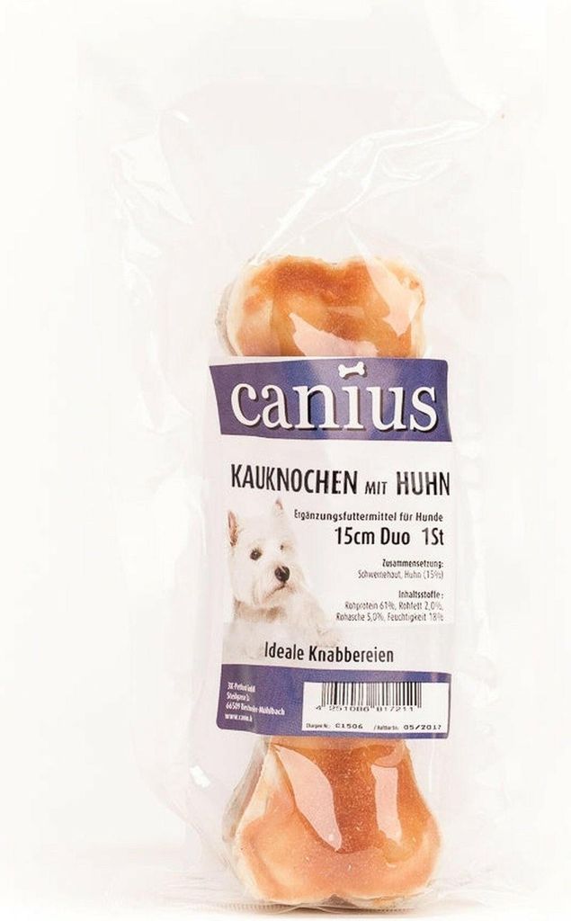 Canius Kauknochen 15cm 2St Pack | Huhn