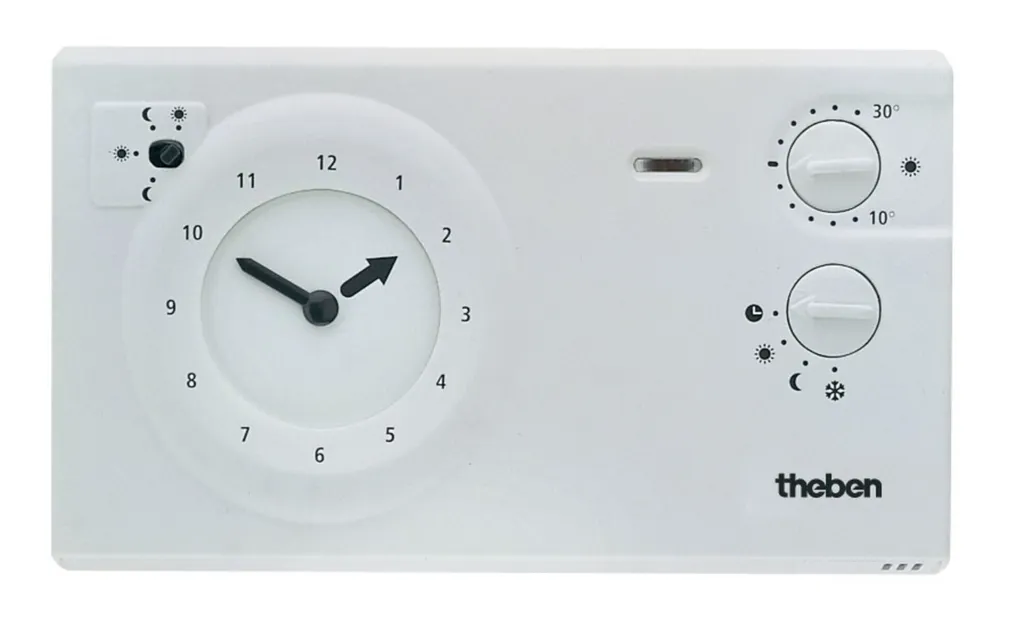 Thermostat de chauffage THEBEN 230V analogique pour programmation hebdo
