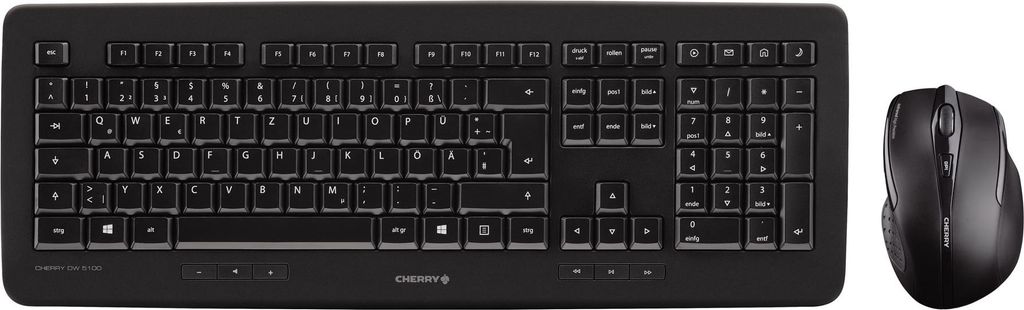 Cherry DW 5100 - Tastatur-und-Maus-Set - kabellos