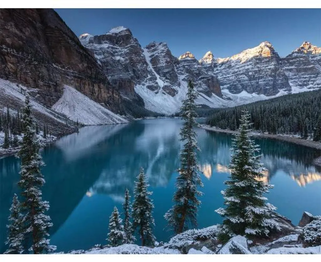 Puzzle 2000 pièces difficile Nathan 87312 Montagne Canada Lac Moraine