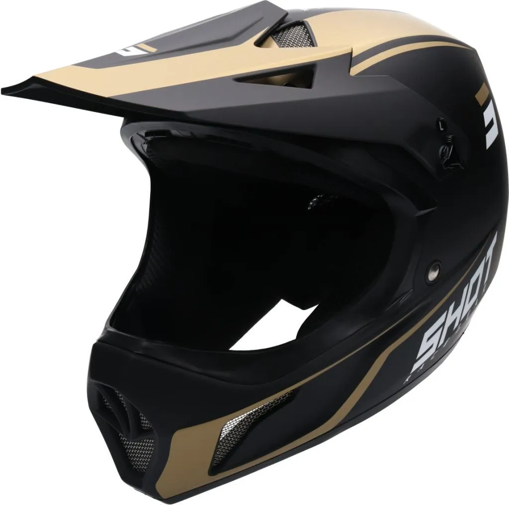 Casque de descente SHOT ROUGE UNITED avec système de ventilation active