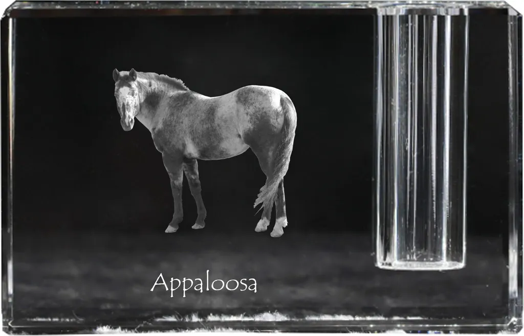 Appaloosa Portapenne Cristallo Art-Dog | Organizer Scrivania Cavallo