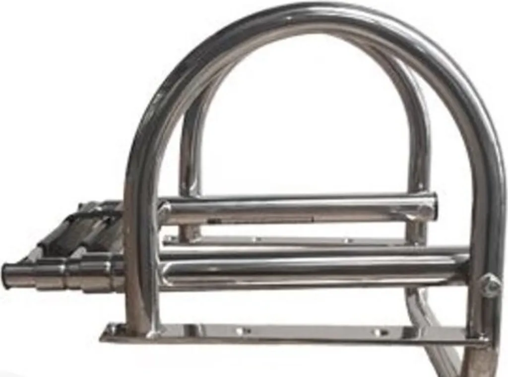 Allpa Prince Échelle de bain télescopique 2+1 marches ovales Inox