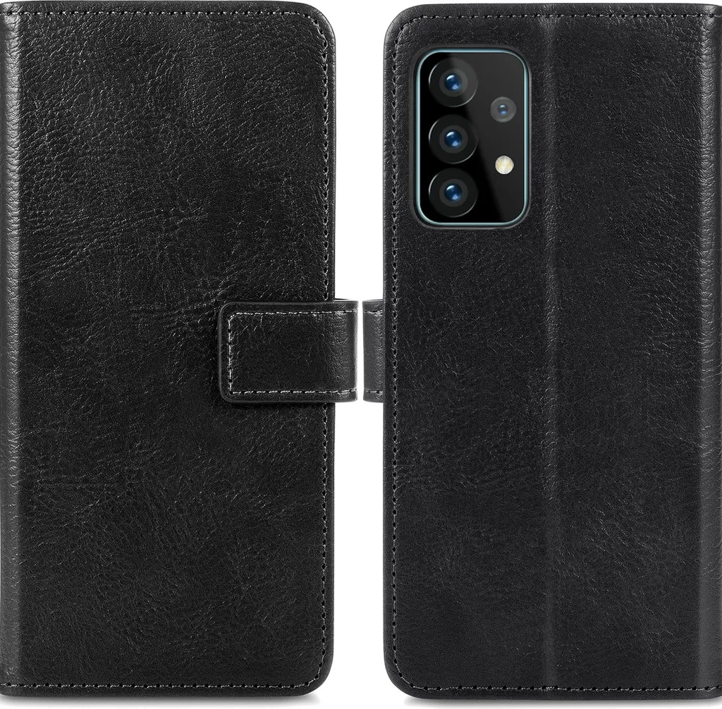 iMoshion Custodia a Libro Samsung Galaxy A72 Nero - Protezione Elegante