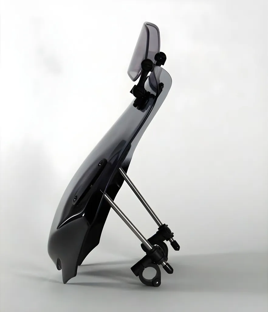 Déflecteur de vent MRA V-Flow X-Creen Sport Typ Z pour Motos Gris