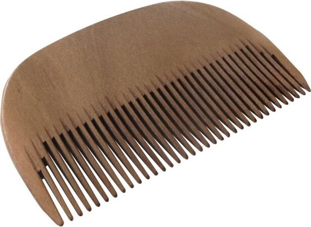 Holzkamm Bart fein, Birnbaumholz
