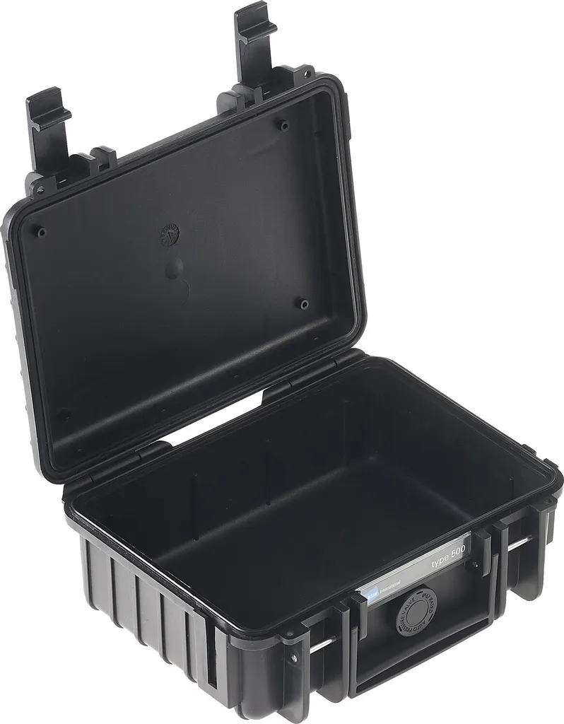 Coffret antichoc B&W Type 500 étanche et vide pour petites pièces