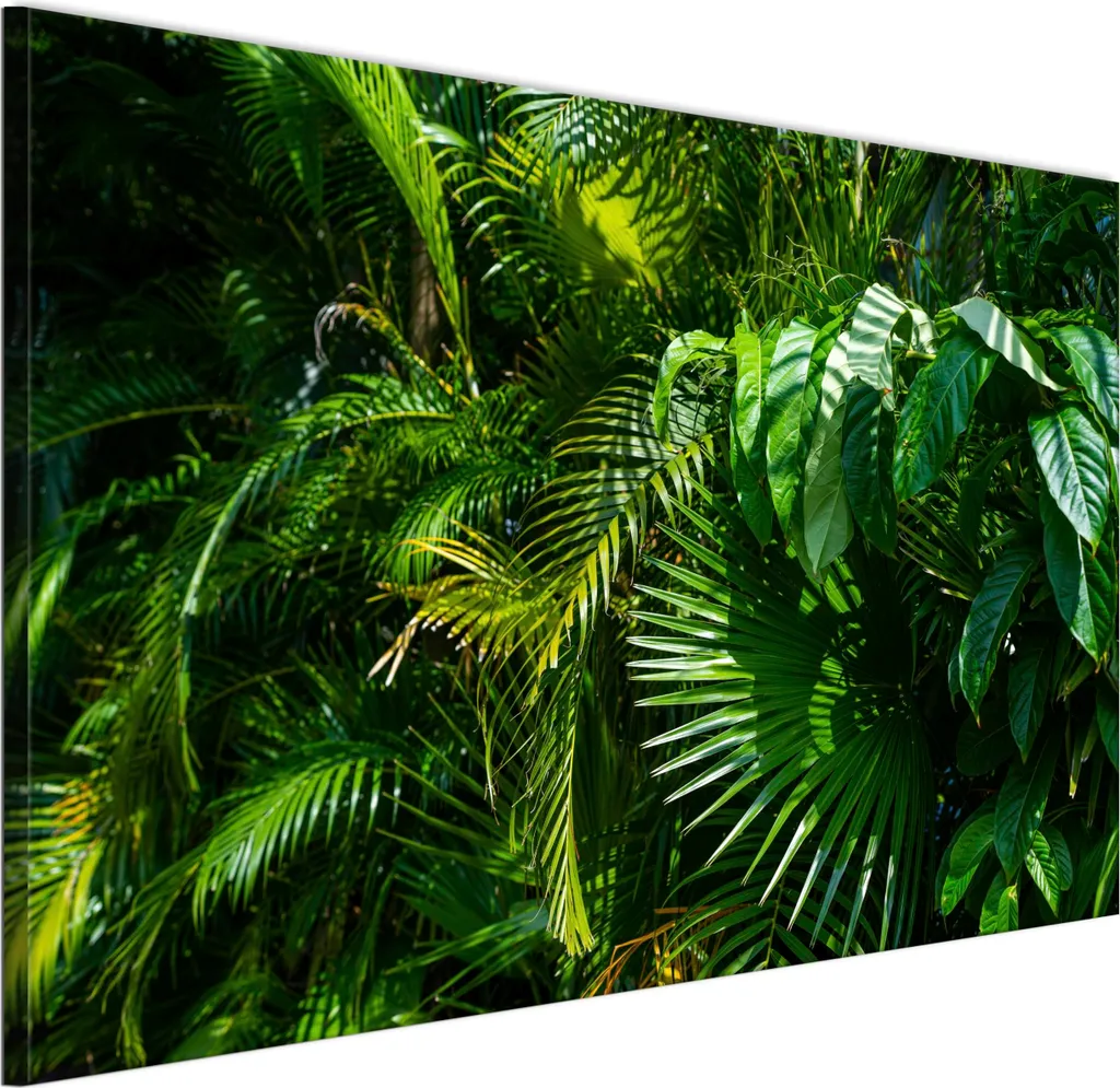 Quadro Moderno LUMASOUL Giungla 120x80 - Eleganza Natura per Pareti
