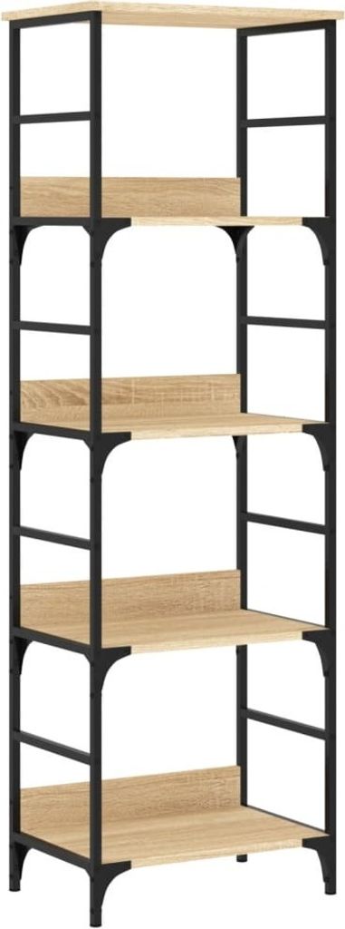 Bücherregal Sonoma-Eiche 50x33x153 cm Holzwerkstoff