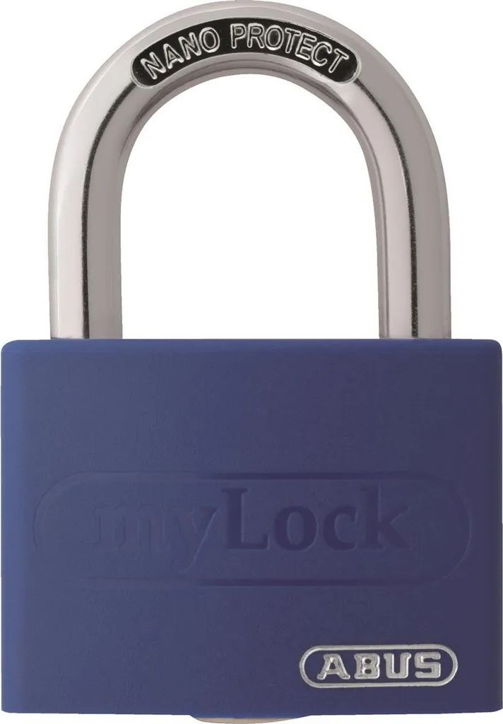 ABUS Zylindervorhangschloss T65AL/40 blau Lock-Tag