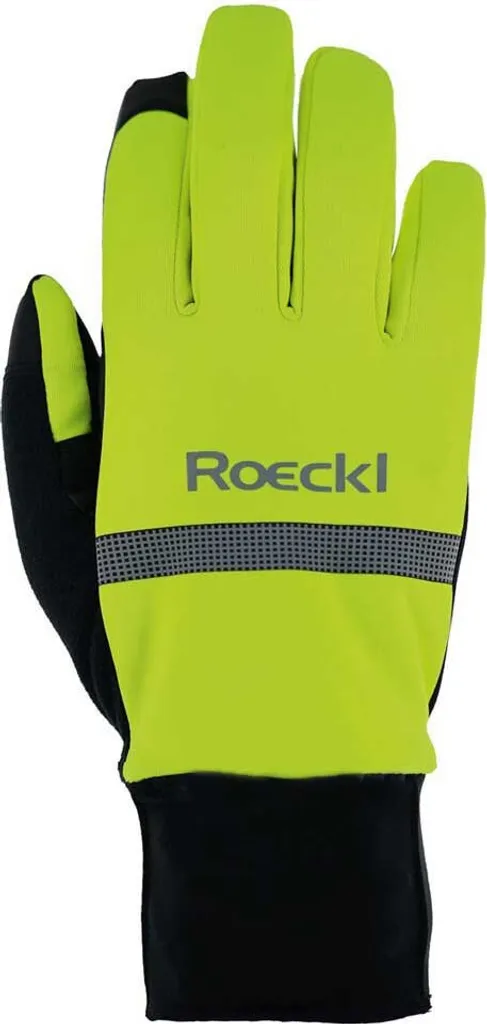 Gants Cyclisme Homme Roeckl Riveo Jaune T7 pour Sorties Route et VTT