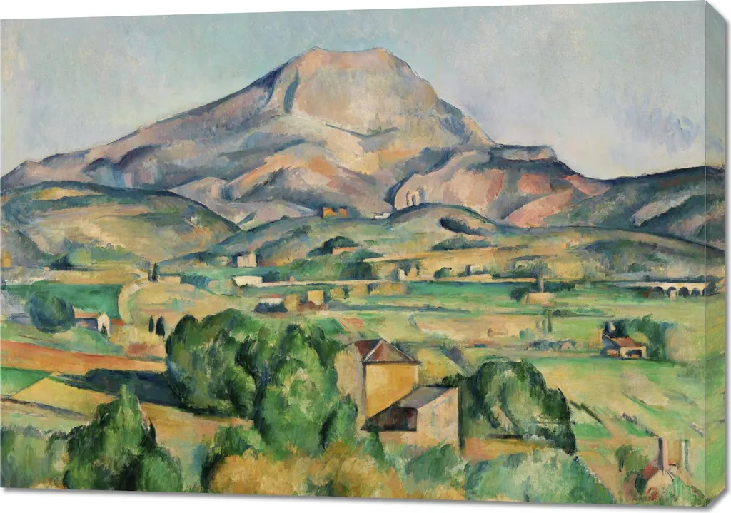 Tableau pour Salon Cézanne Mont Sainte-Victoire Ambiance Provençale