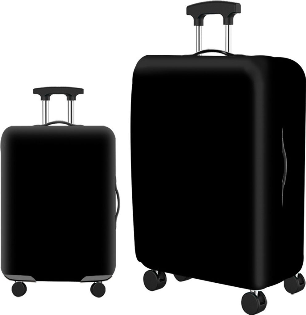 INF Gepäckschutzhülle - Verdickter Polyester-Kofferschutz Schwarz L