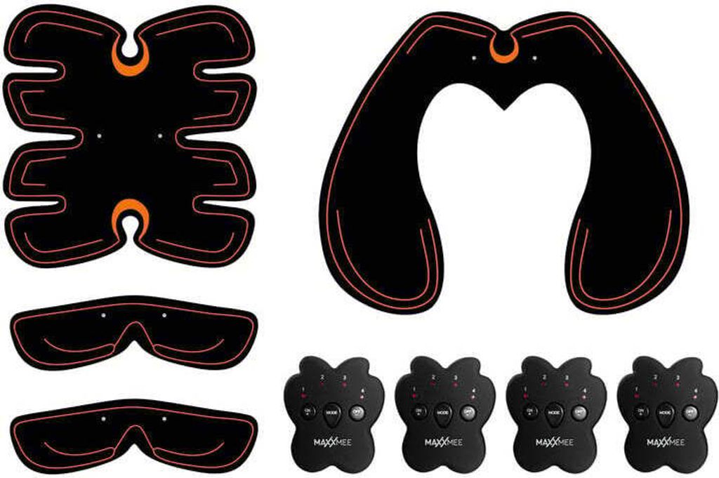 MAXXMEE Muskelstimulations-Set 4-tlg. - Arme/Bauch/Beine/Po Produktbild 