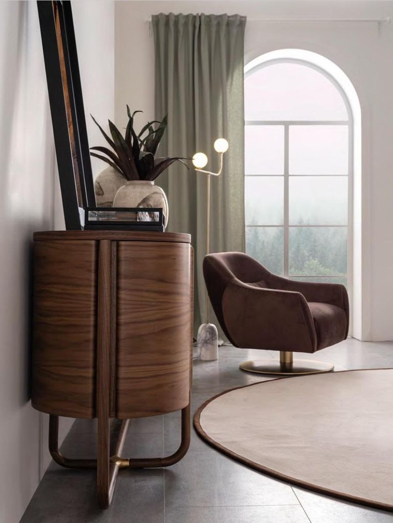 Großes Esszimmer Set Luxus Esstisch 4x Stühle Sideboard Kommode