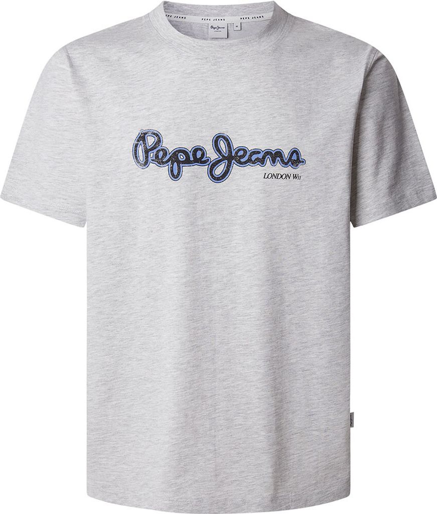 Pepe Jeans Dorian Kurzarm-t-shirt Grau M Mann Grau M