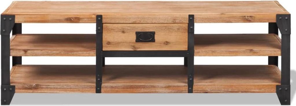 vidaXL TV skříňka z masivního dřeva akácie 140x40x45 cm Obrázek produktu 