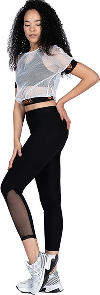 Damen Leggings Fitness Trainingshose Sporthose Tight Mittelhohe Bund 22236