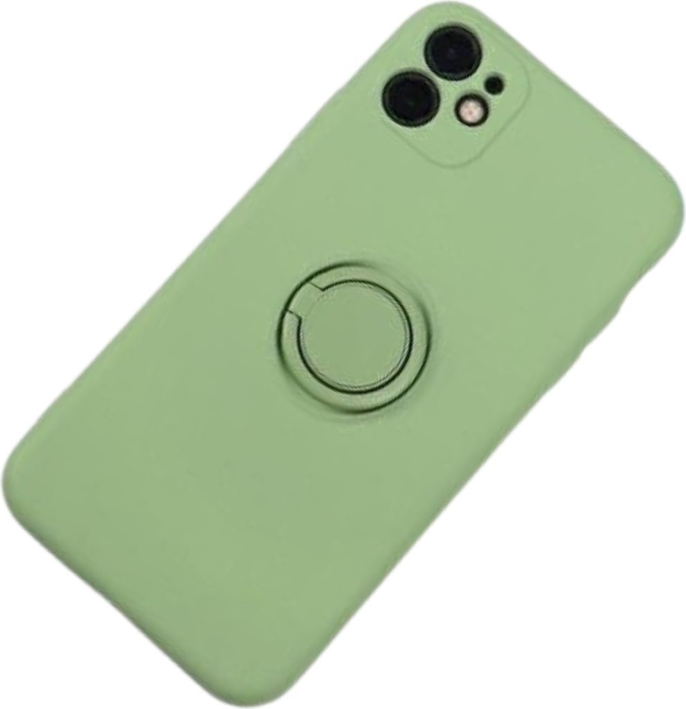 Beline Silikon Ring iPhone 12 Pro Max Hülle grün Apple Schutzhülle