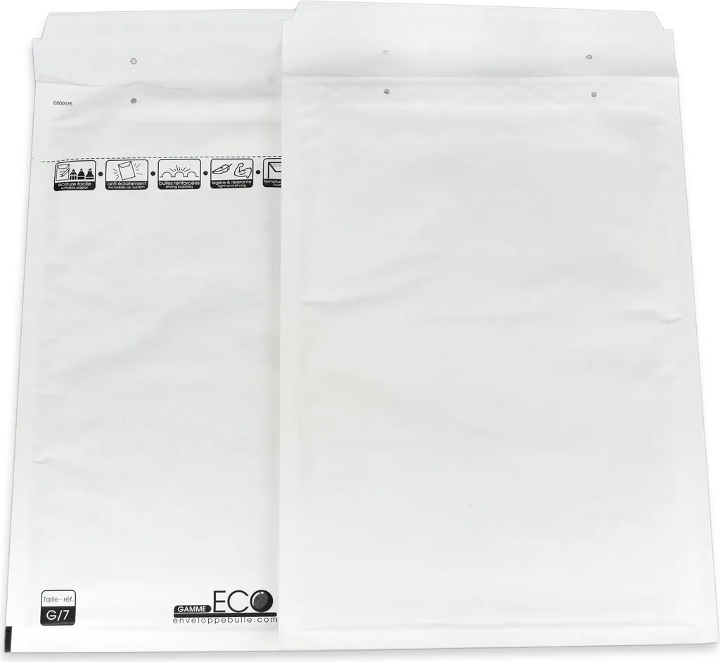 200 Enveloppes à bulles Eco G/7 format 230x340 mm pour envois sécurisés