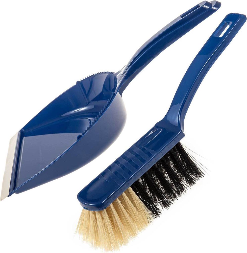 SIDCO Kehrset Zimmerbesen + Kehrgarnitur blau Schaufel + Produktbild 7