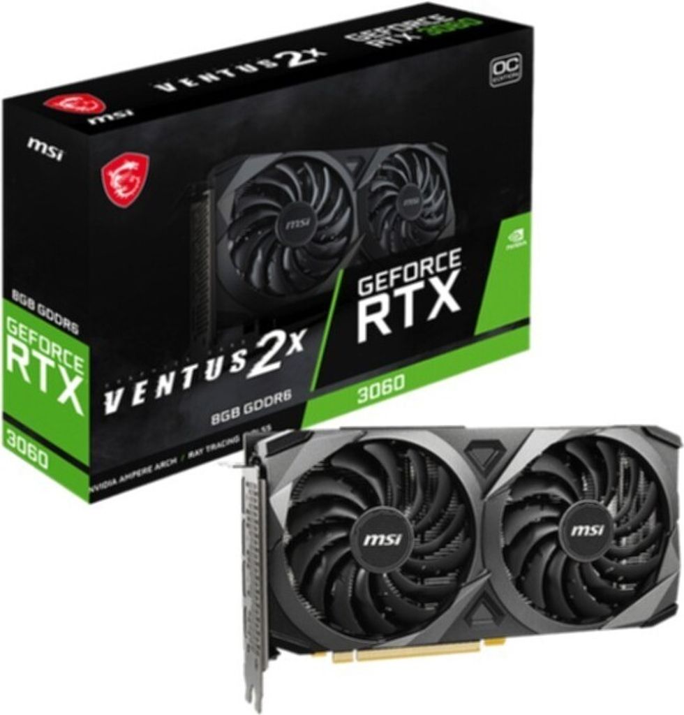 MSI GeForce RTX 3060 VENTUS 2X 8G - OC Edition Produktbild