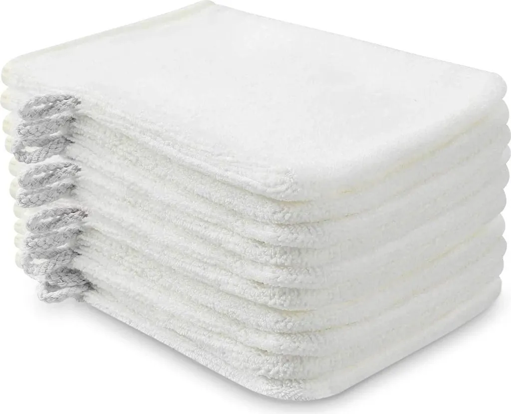 Guanti Spugna Microfibra 15x21cm Set da 10 - Comfort da Spa a Casa