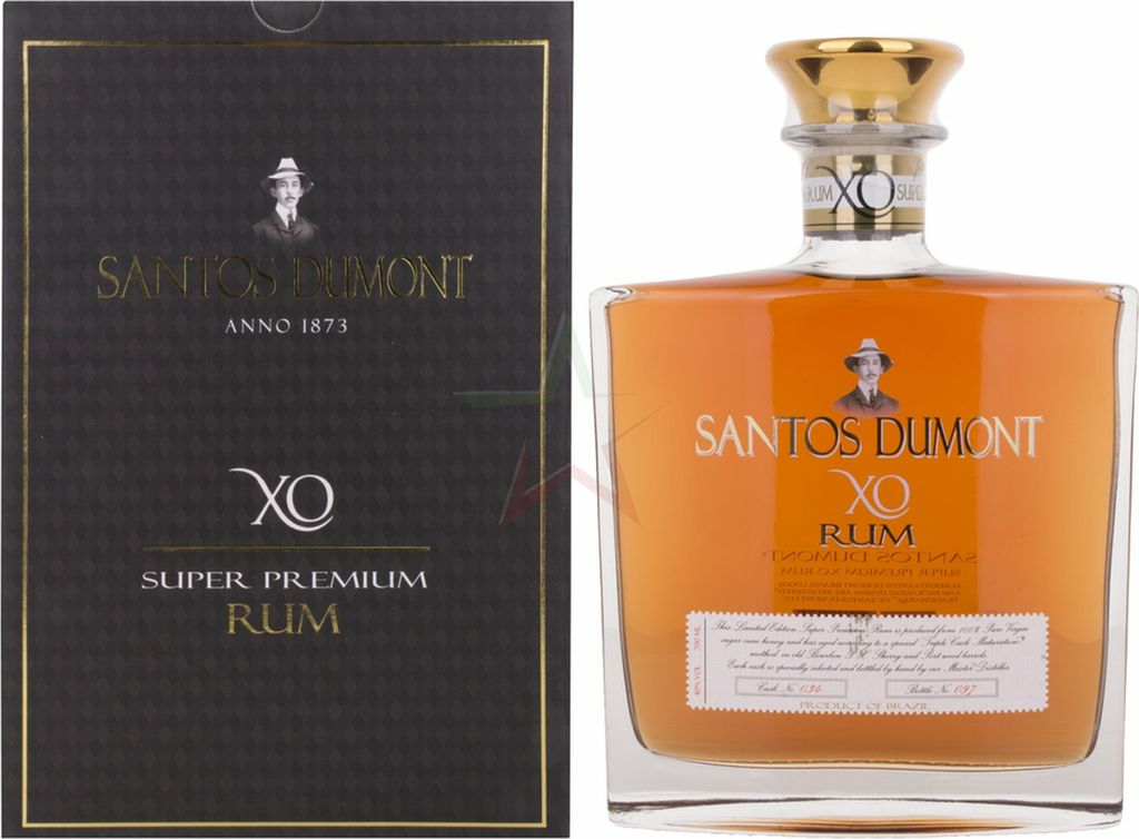 Santos Dumont XO Super Premium Rum 40,00 % 0,70 Liter
