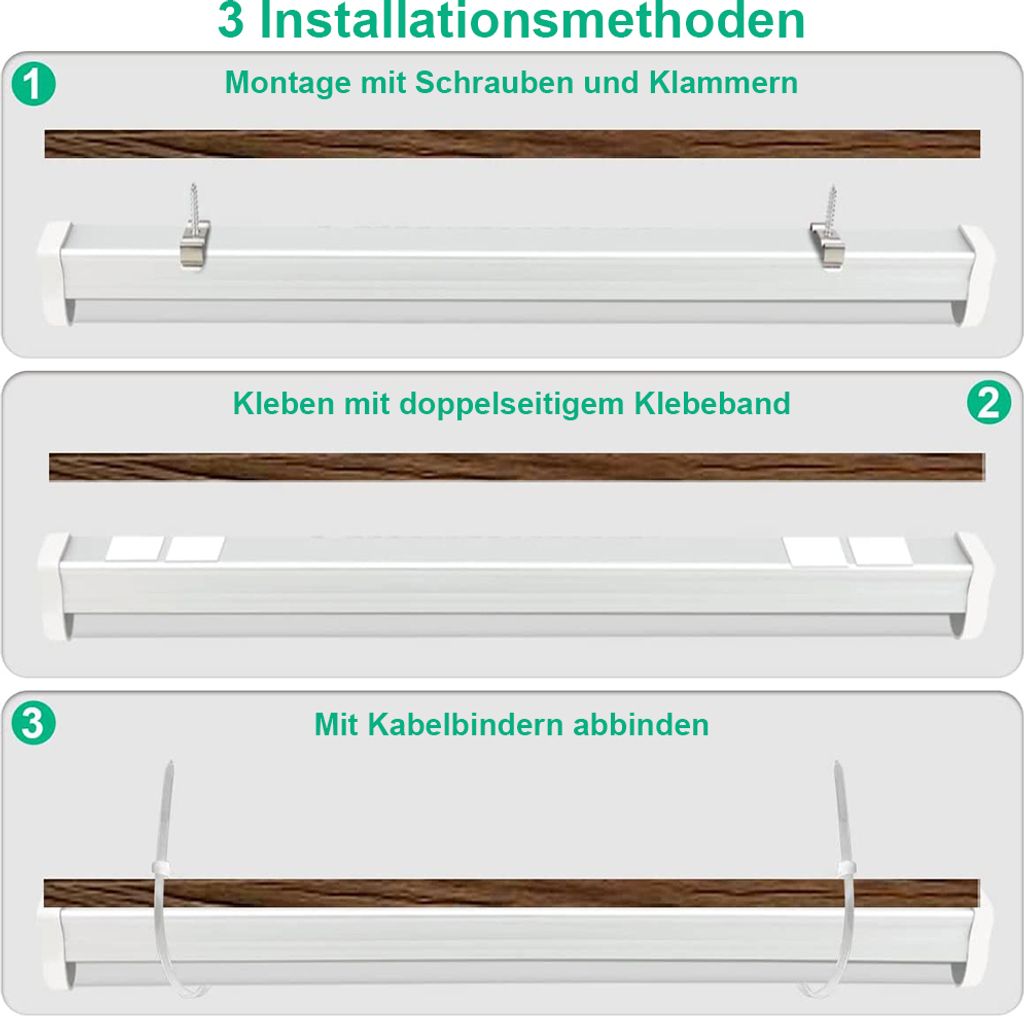 4x T5 LED Pflanzenlampe Vollspektrum Pflanzenlicht Produktbild 7