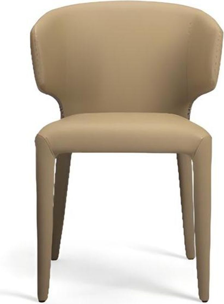 Stühle Luxus Stoff Design Esszimmerstuhl Metall Lehnstuhl Polster Moderne