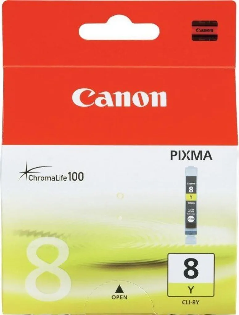 Canon CLI-8Y Giallo Originale: Inchiostro ChromaLife100 per PIXMA iP4200