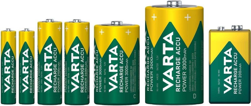Varta Akku RECHARGE Power AAA HR03 1000mAh 4St. Zdjęcie produktu 35