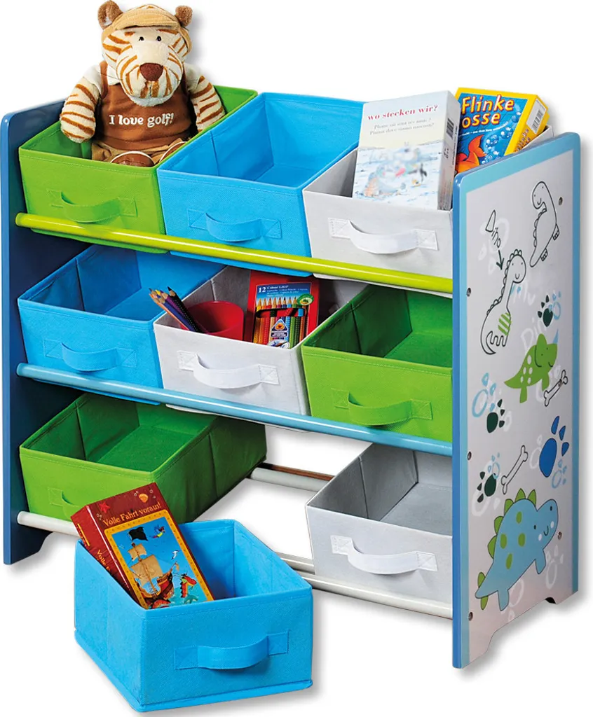 Bibliothèque Enfant Basse Kesper 65cm - Idéal pour l'Autonomie et le Jeu