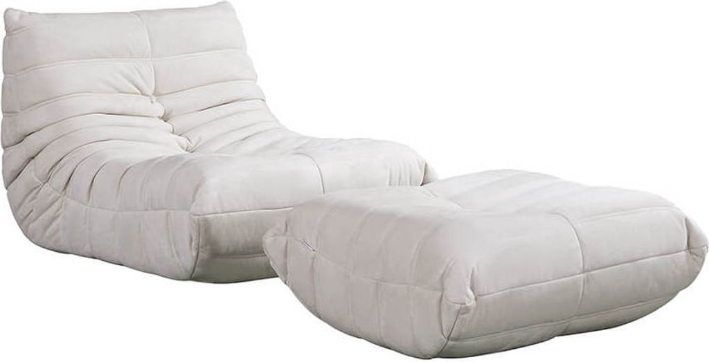 Fauteuil relax HOME DELUXE avec repose-pieds CHILL - 102 x Image du produit 