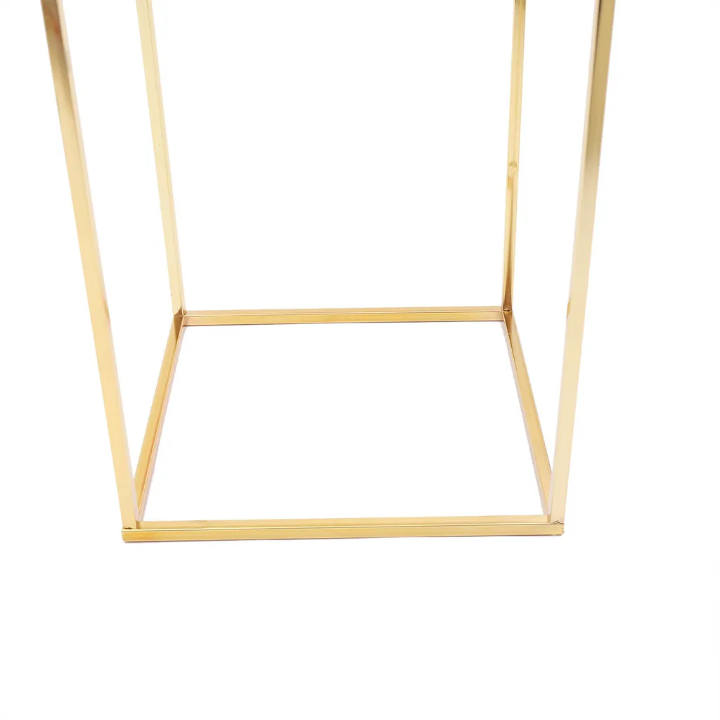 Structure décorative cœur dorée, support stable pour fleurs de mariage - 9
