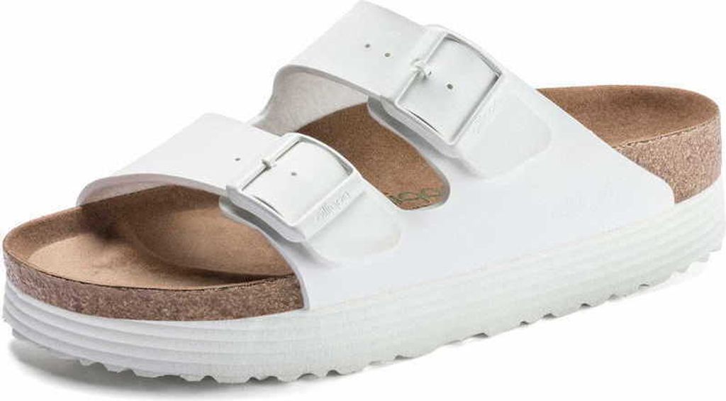 Birkenstock Arizona Flex Plateforme Femmes Blanc Sandales Image du produit 