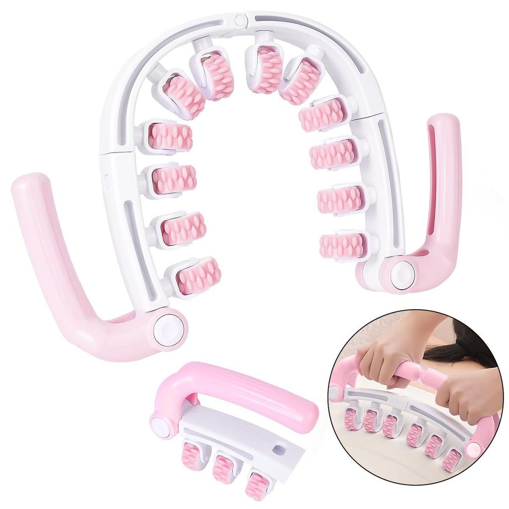 Muskel-Therapie-Massagestab,abnehmbar,für Taille,Beine, Kopfhaut, Arme, Nacken und Schultern,lindert Schmerzen und Verspannungen, reduziert Cellulite