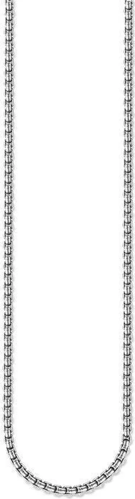 Chaîne de Cou en Argent Sterling 925 avec Maille Forçat Fine