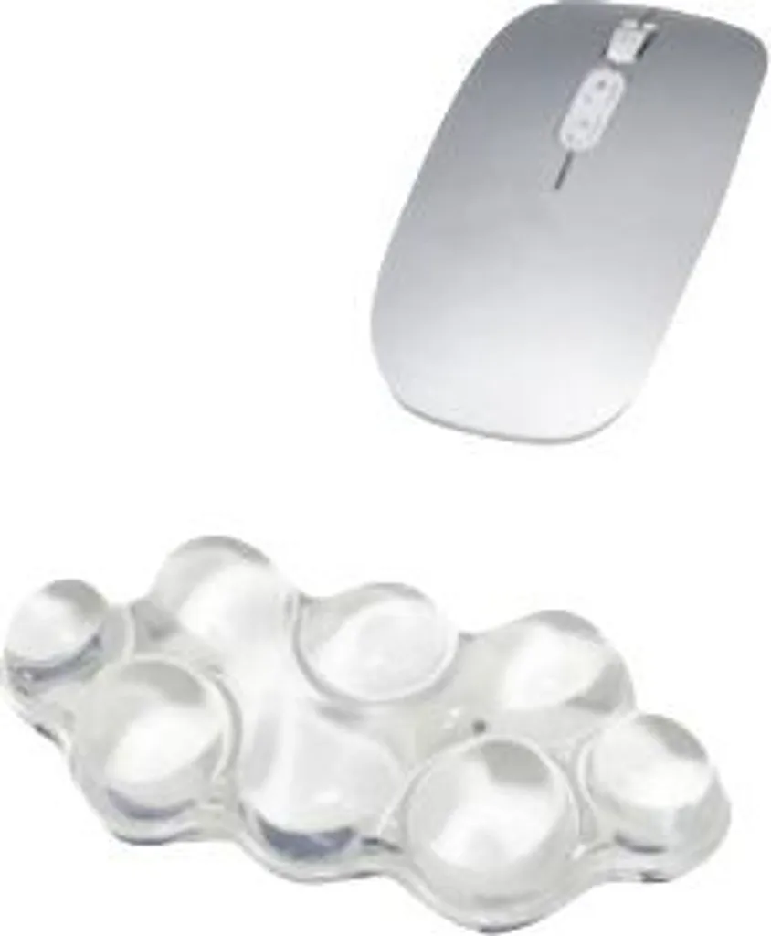 Stop Dolore al Polso! Poggiapolsi INF Silicone Bianco Ergonomico - 3