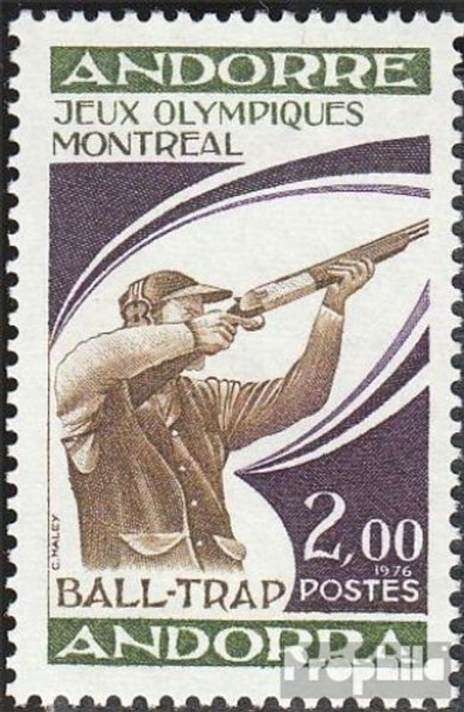 Briefmarken Andorra - Französische Post 1976 Mi 277 (kompl.Ausg.) postfrisch Sommerspiele