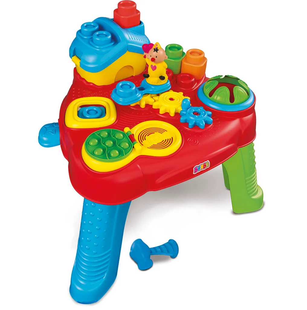 Clementoni Clemmy Bumba Table d'activités avec cubes souples 17726 - 2