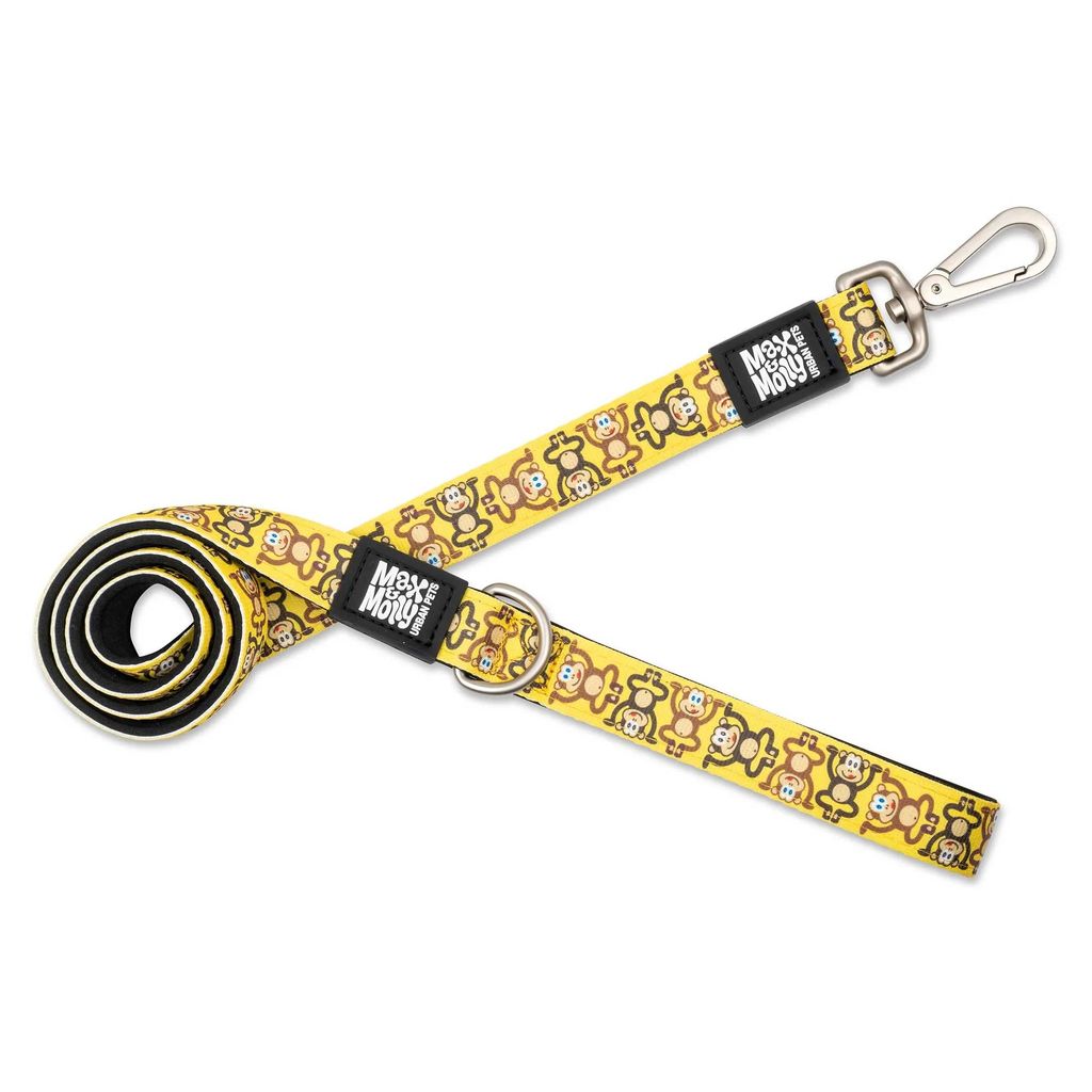 Max & Molly Kurze Leine, Monkey Maniac, Größe XS