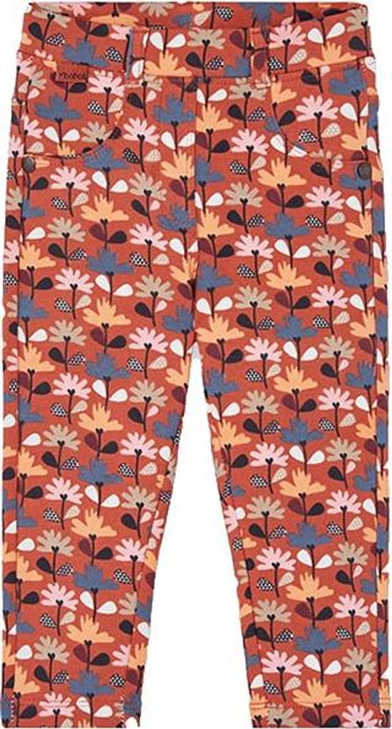 Boboli Fleece Floral Hosen Rot 5 Years Mädchen Rot 5 Years
