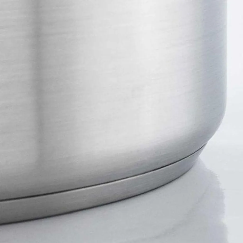 Marmitta Alta 2,5 Litri Ø 160mm Inox 18/10 con Coperchio Professionale - 5