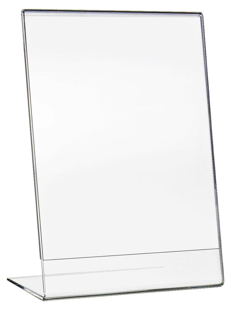 HMF 46934 Tischaufsteller L-Ständer Din A4 Acryl, Produktbild 