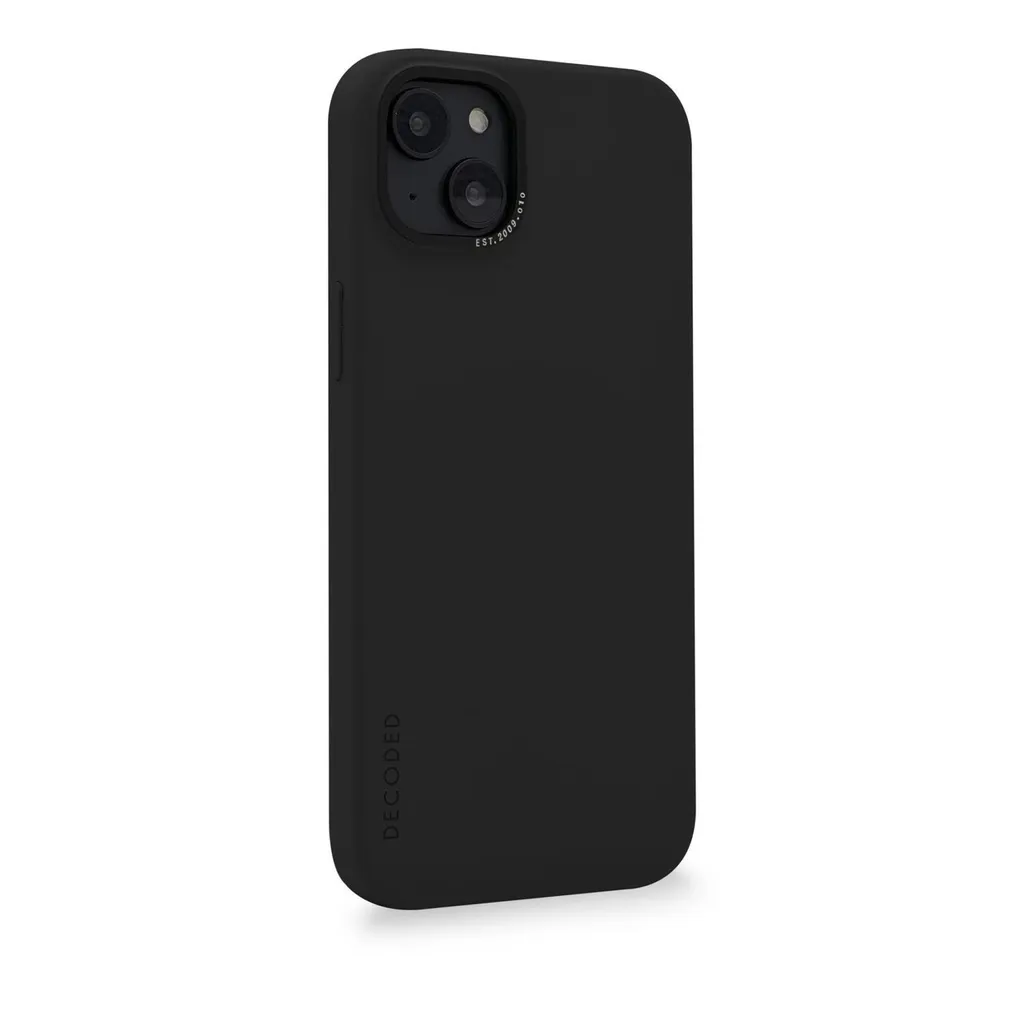 Coque iPhone 14 Plus Silicone Decoded - Traitement Antibactérien Charcoal - 6